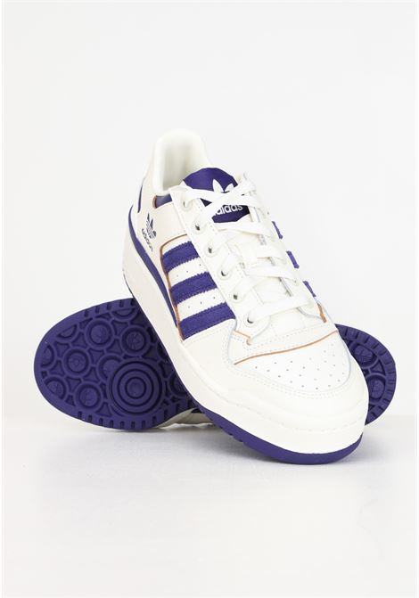 Sneakers for men and women Forum bold stripes w white and purple ADIDAS ORIGINALS | ID0421.